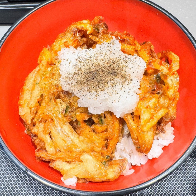 四川風かき揚げ丼