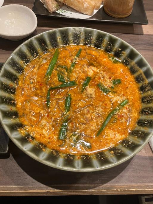 楽蔵の春雨辛麺