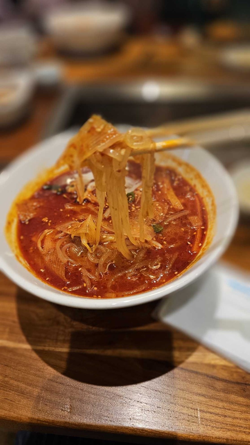 ユッケジャン辛温麺