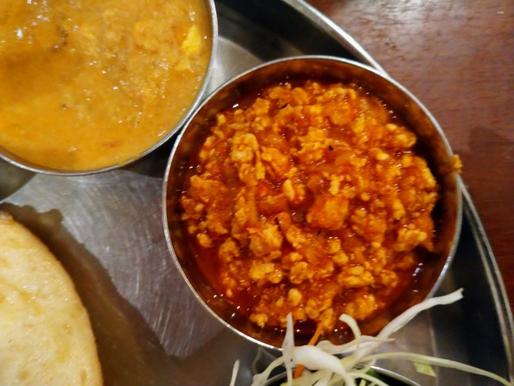 minched chicken curry 辛口