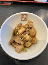 わさび醤油焼豚皿