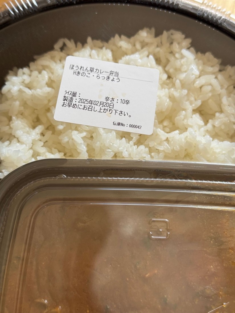 ほうれん草カレー 10辛