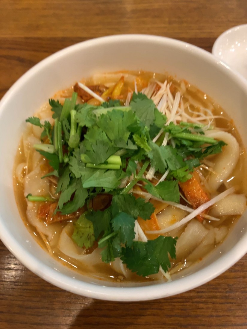 ネギ焼豚刀削麺 1辛