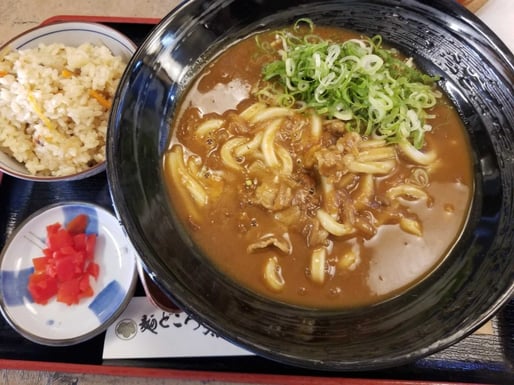 カレーうどん おチビちゃんもOK