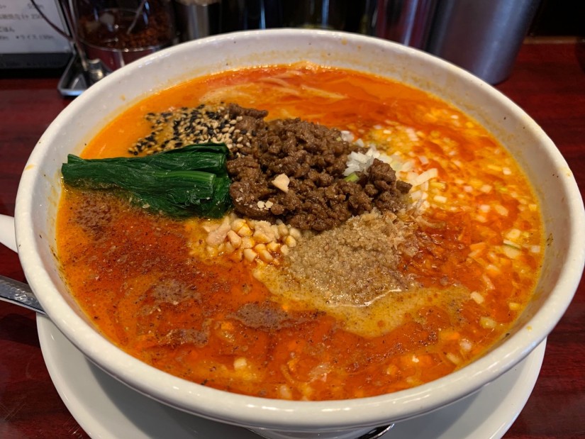 坦々麺 普辛（2辛）