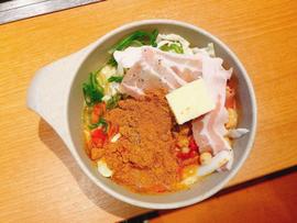 スパイシー豚カレーチーズもんじゃ