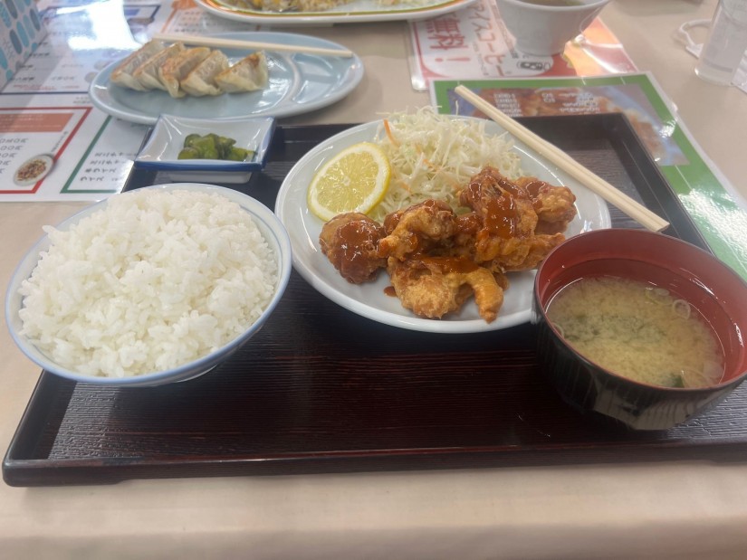 辛唐揚げ定食