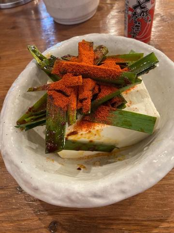 ピリ辛冷奴
