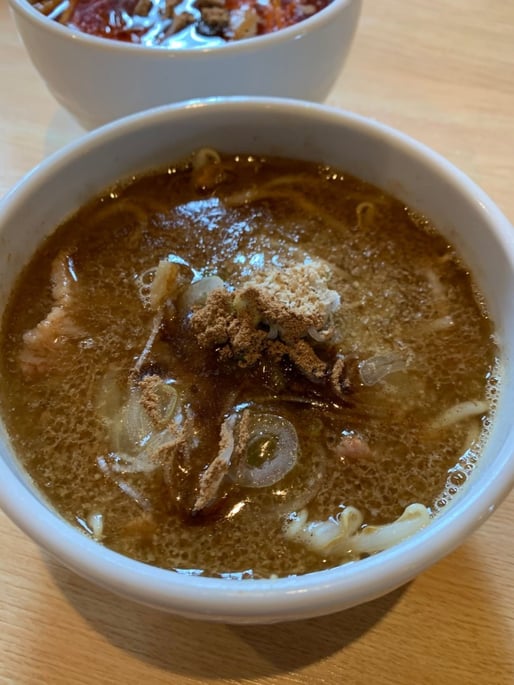 胡麻味噌つけめん 辛くない