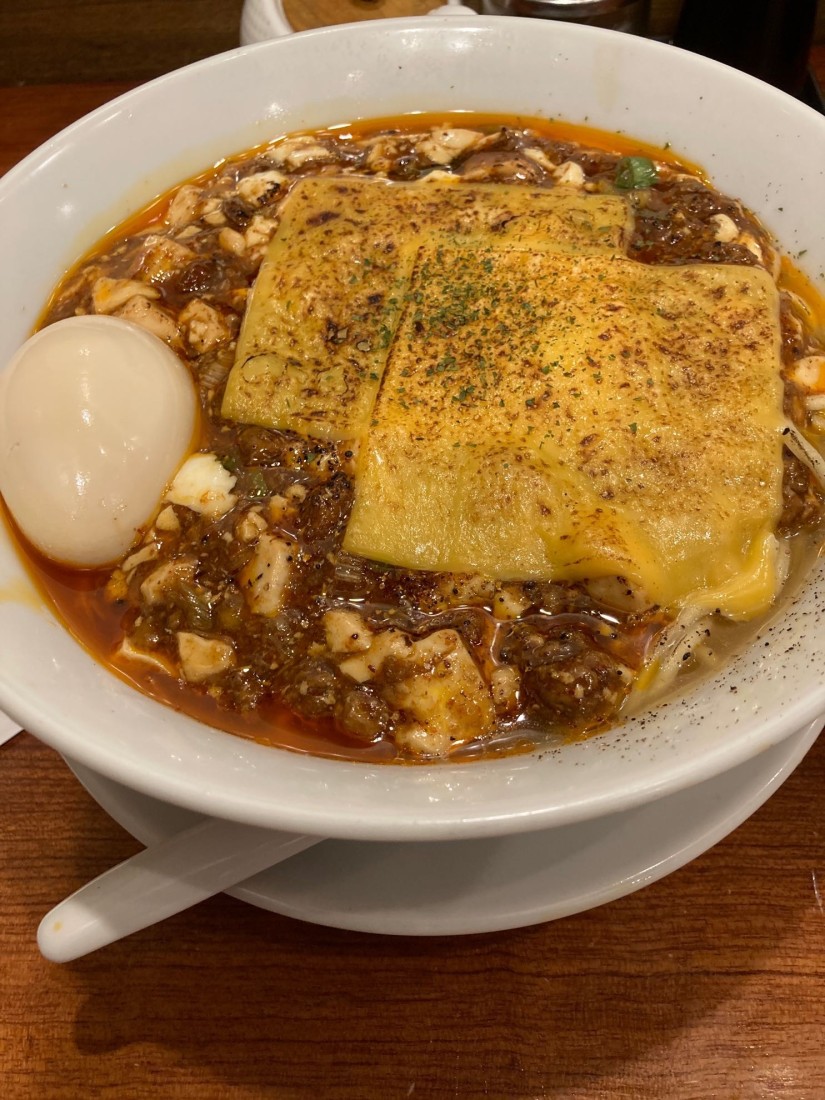 焼チーズ麻婆麺 倍辛