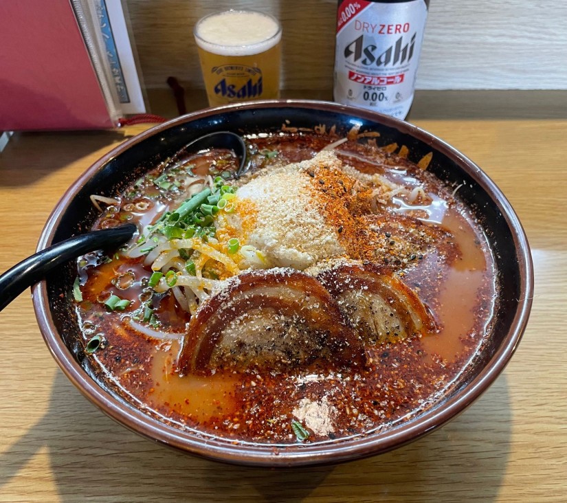 豚骨醤油炙りチャーシューメン 大辛