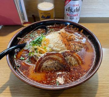 豚骨醤油炙りチャーシューメン 大辛