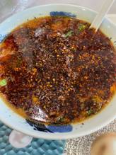 ニンニク玉子担々刀削麺 激辛12倍
