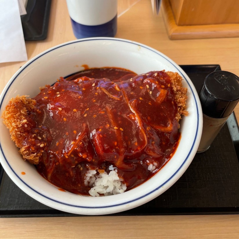 赤辛カツ丼（梅）