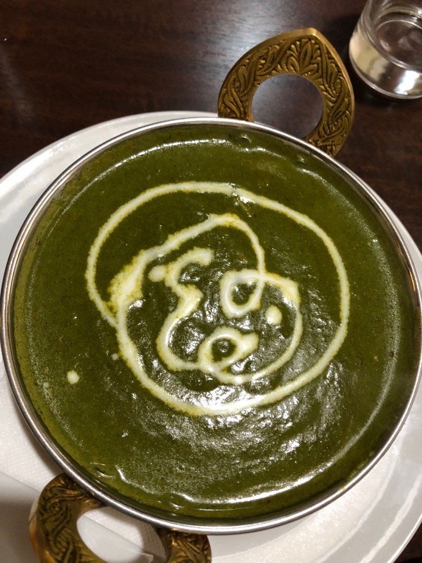ほうれん草カレー 激辛