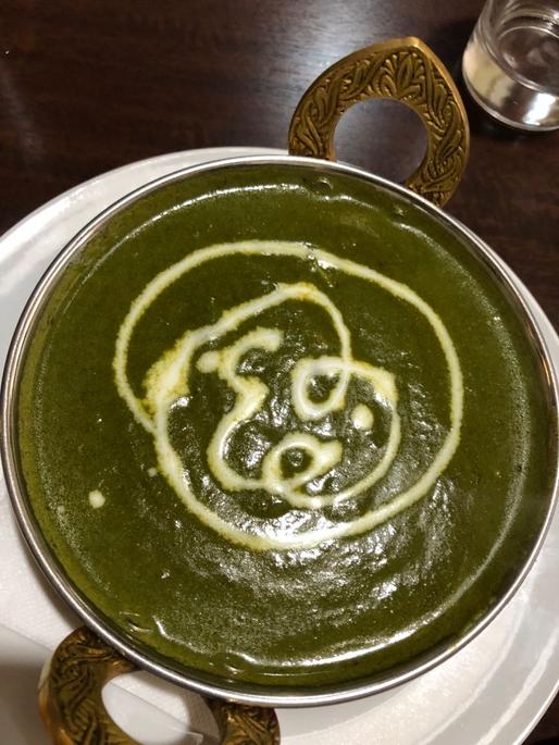 ほうれん草カレー 激辛