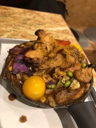 1日分の野菜カレー、チキン