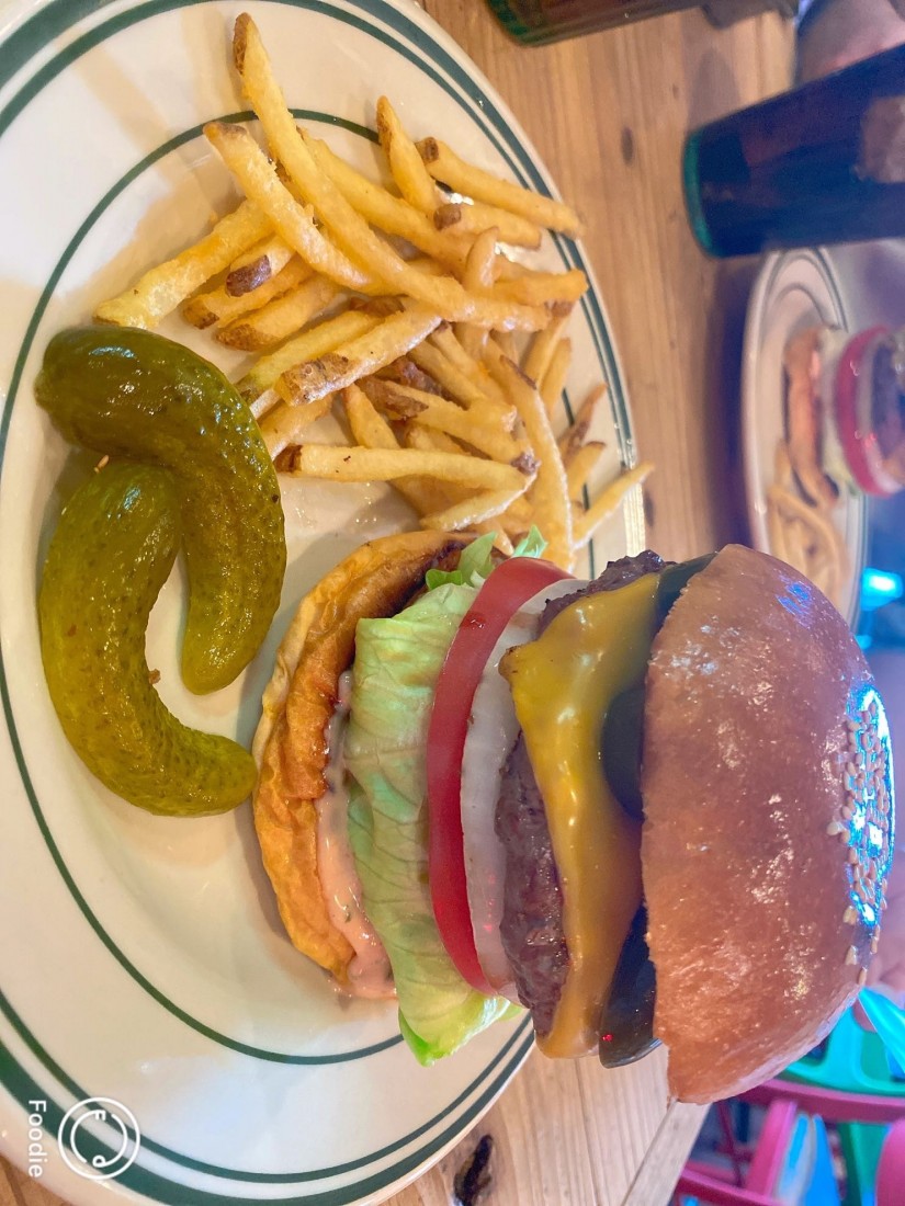 チーズバーガー ハラペーニョトッピング