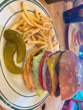 チーズバーガー ハラペーニョトッピング