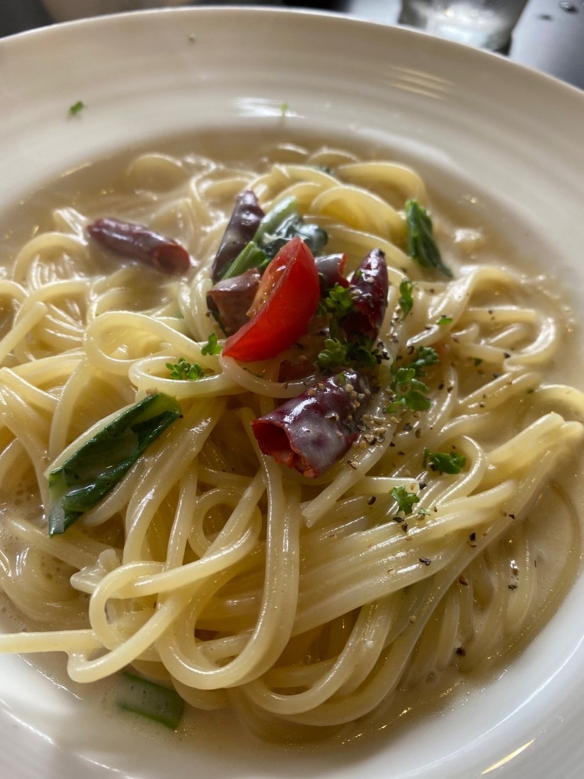 大人クリームパスタ