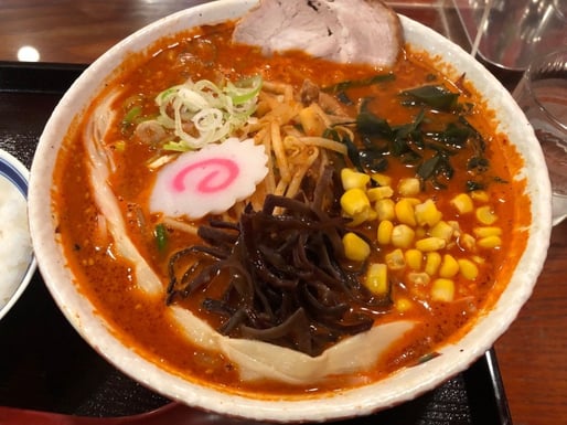 赤南蛮味噌ラーメン 激辛