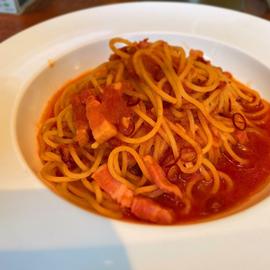 ベーコンと唐辛子のアラビアータ 🌶🌶