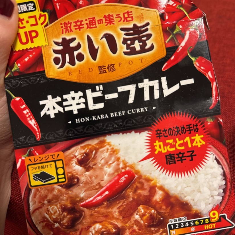 赤い壺本辛ビーフカレー 9辛