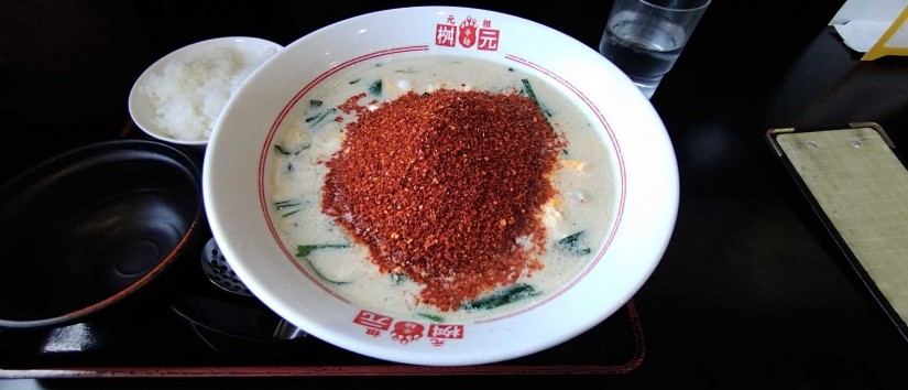 白い辛麺30辛