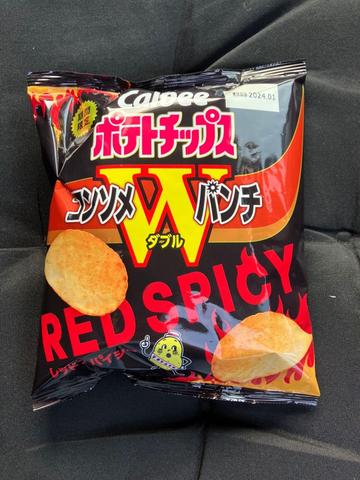 ポテトチップス コンソメWパンチ REDSPICY うま〜！！から〜〜！！！