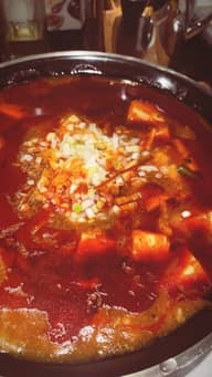 全とろ麻婆麺(1,000円) + 激辛(+200円) 激辛