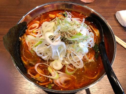 カルビラーメンネギトッピング 辛口