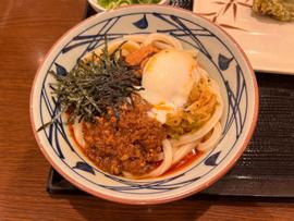 坦々まぜ釜玉