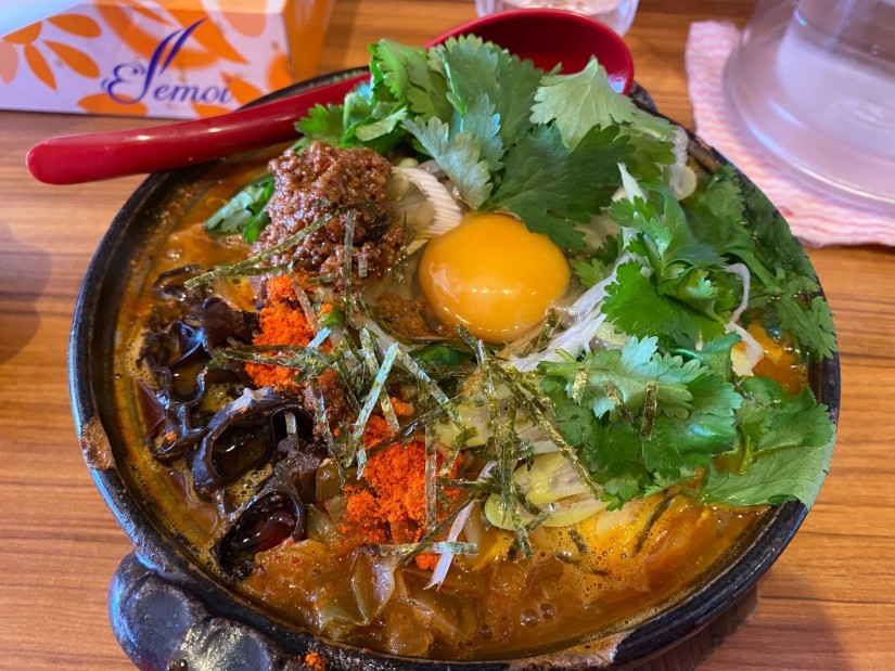 肉野菜煮込めん 大辛