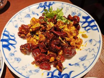 鶏の唐辛子炒め