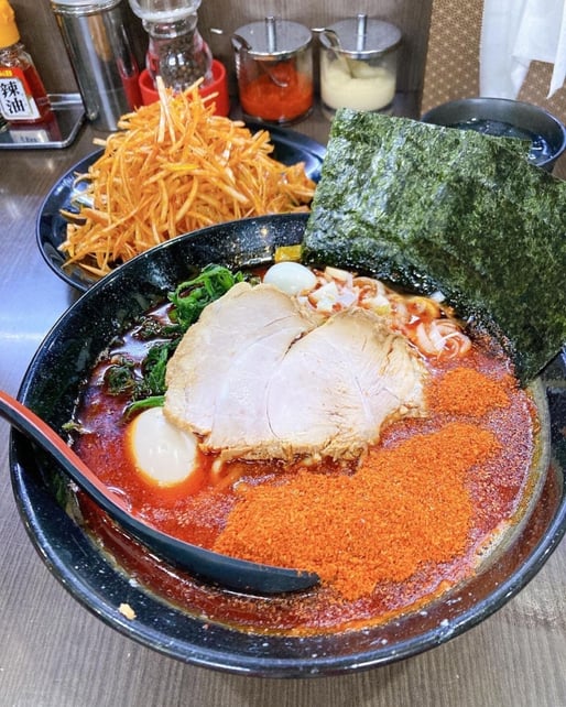 辛味ラーメン 普通、中辛、大辛、激辛