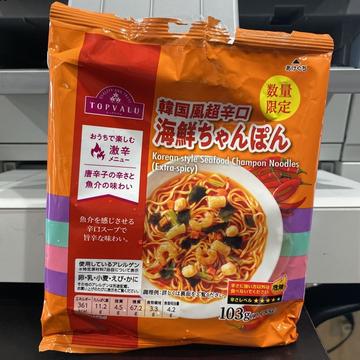 韓国風超辛口海鮮ちゃんぽん 4辛
