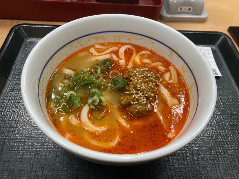 カレー担々うどん