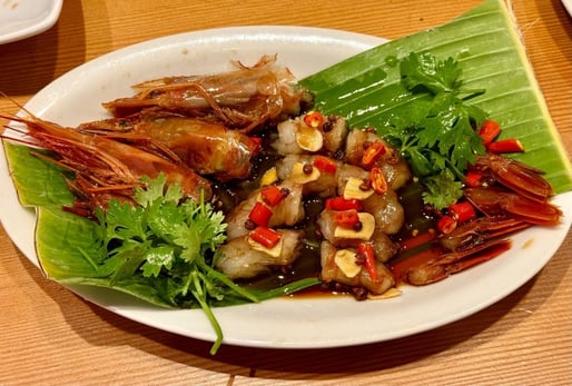 赤えびの紹興酒漬け