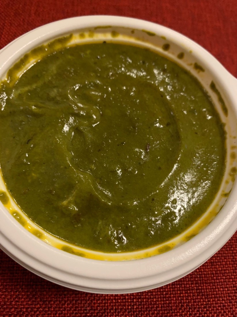 サグプラウンカレー 辛口