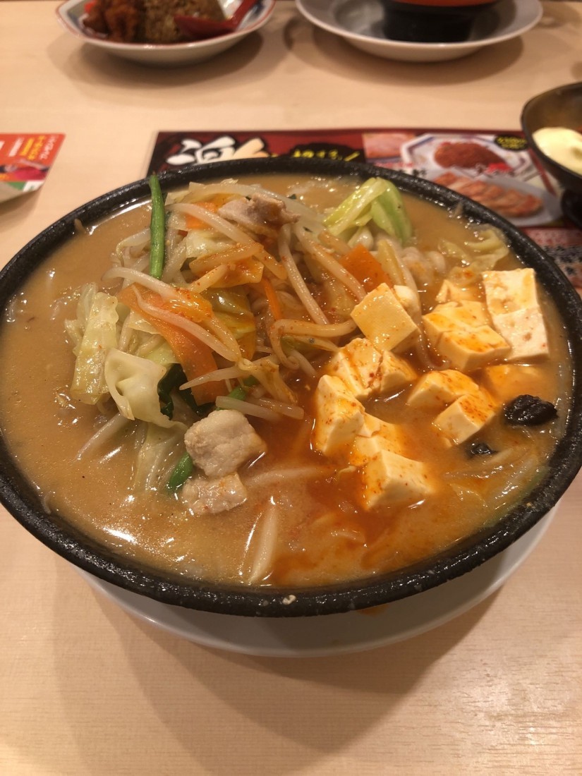 麻婆野菜タンメン 激辛