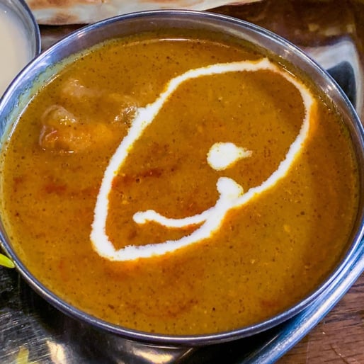 チキンとじゃがいものカレー(日替わり) ４(激辛)