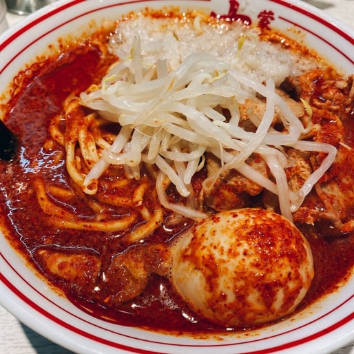 北極ラーメン 背脂 北極味玉    5倍