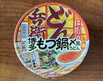 どん兵衛 博多もつ鍋〆風うどん