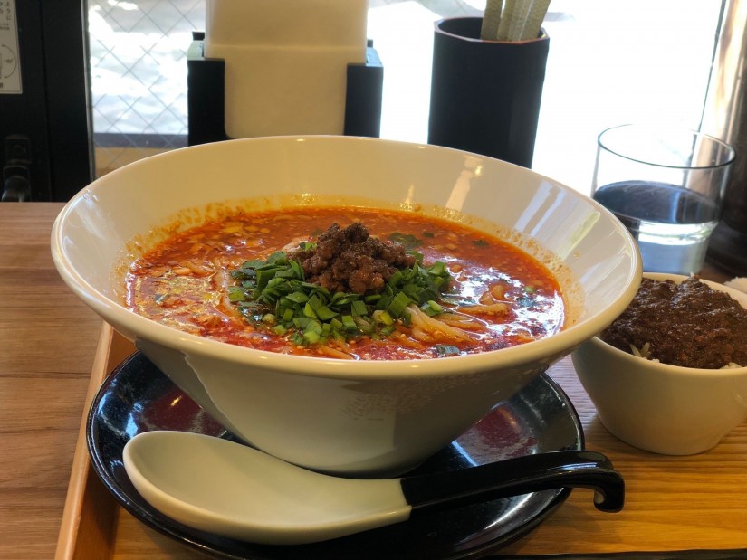   担々麺(汁あり) 激辛追加