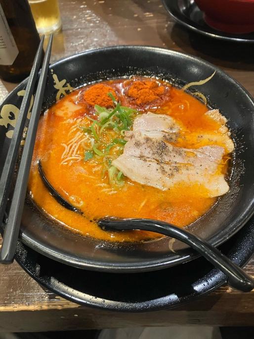 六赤ラーメン 辛さ増し1辛