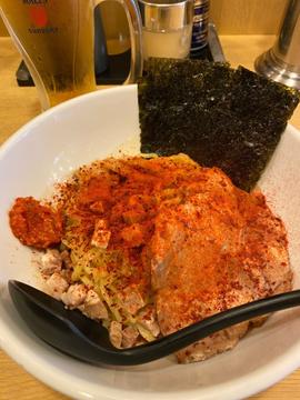 油そば 地獄トッピング