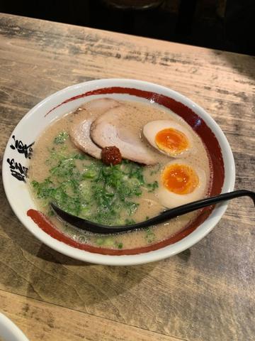 半熟煮卵ラーメン