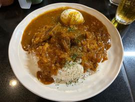 牛厚切りカレー