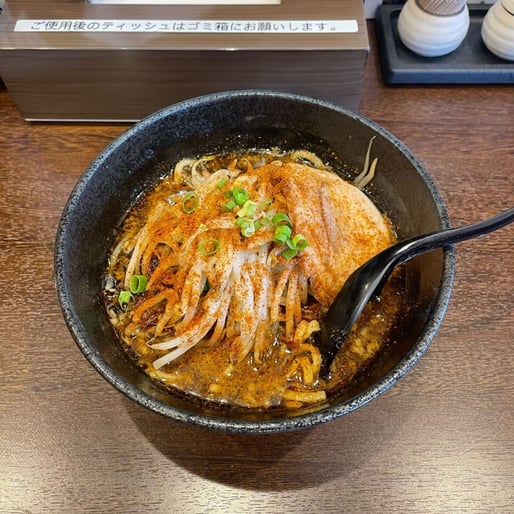 焦がし辛味噌らー麺 極辛