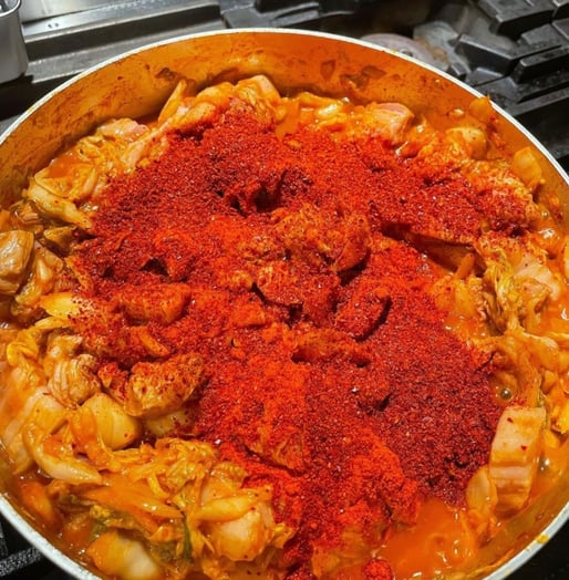 豚キムチチゲ 1辛、2辛、3辛